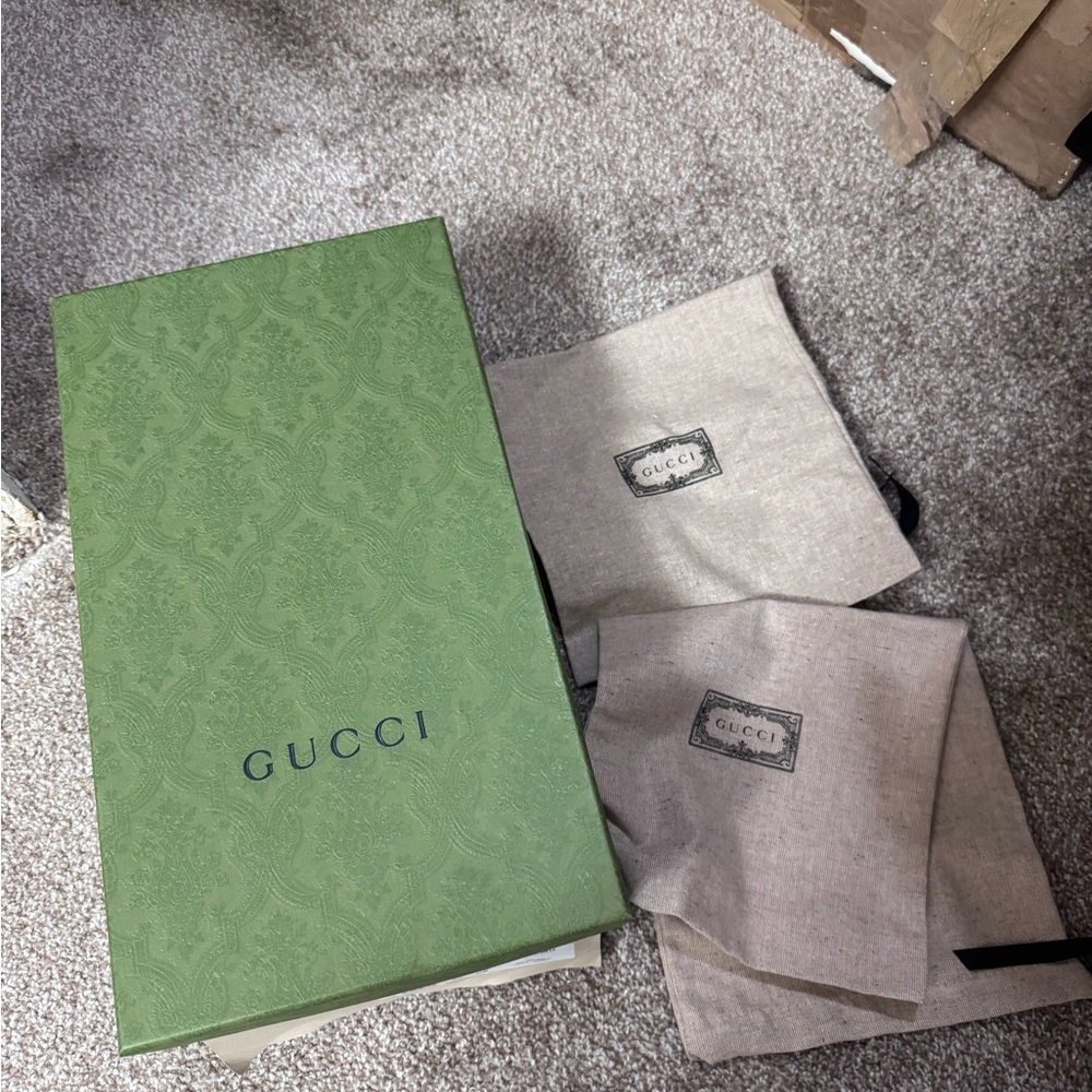 Gucci Shoe Box with Dust Bags